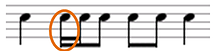 una semicorchea